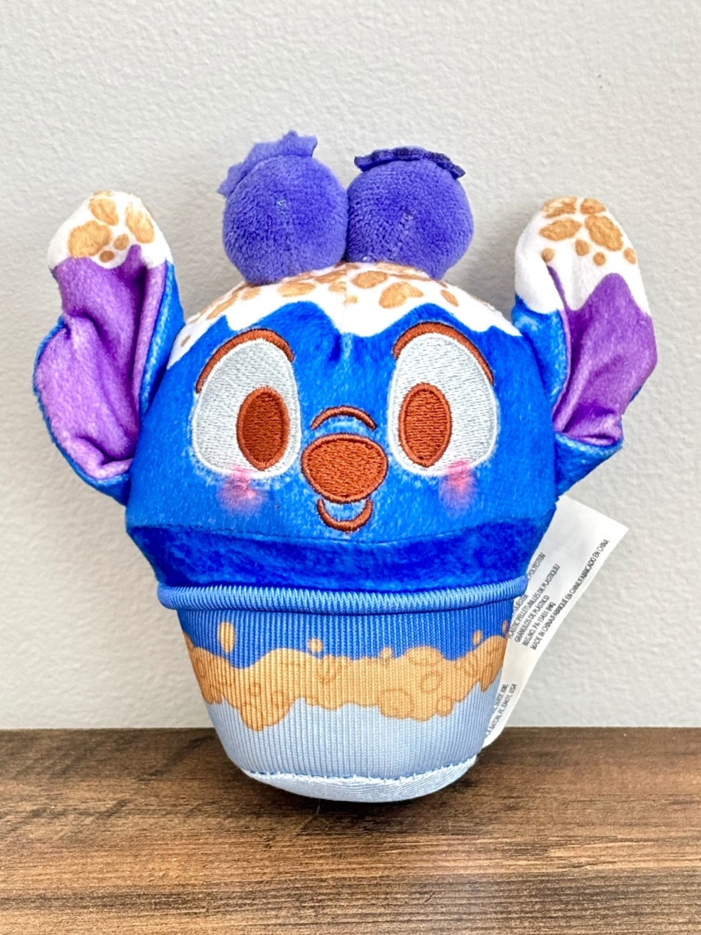 Disney STITCH Munchlings Blueberry SCENTED Crumble Frozen Yogurt Parfait Plush